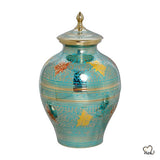 Decorative Butterfly Cremation Urn, Brass Urns - ExquisiteUrns