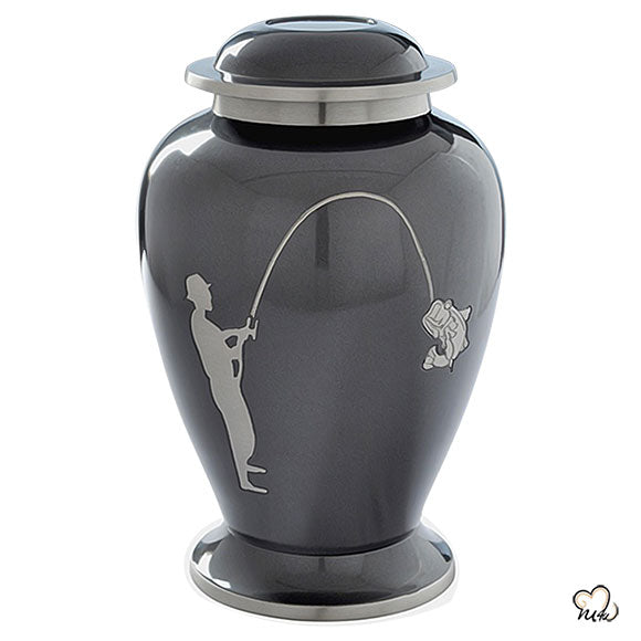 Fishing Sports Cremation Urn, Fishing Sports Cremation Urn For Adult,Sports Urn - ExquisiteUrns