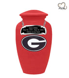 University of Georgia Bulldogs College Cremation Urn - Red - ExquisiteUrns