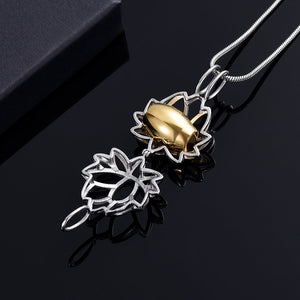 Lotus Cremation Pendant - ExquisiteUrns