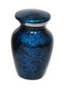 Forest Blue Cremation Urn for Ashes