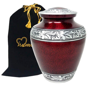 Crimson Drop Adult Cremation Urn - ExquisiteUrns