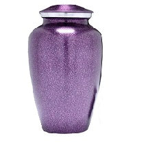 Classic Violet Purple Alloy Cremation Urn - ExquisiteUrns
