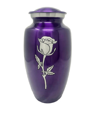 Eternal Rose Alloy Cremation Urn - ExquisiteUrns