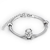 Teddy Bear Stainless Steel Keepsake Bracelet - ExquisiteUrns