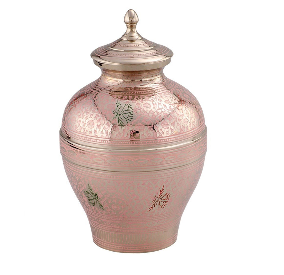 Butterfly Engraved Cremation Urn for Ashes