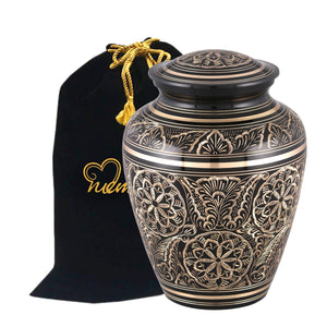 Elite Golden Aura Cremation Urn - ExquisiteUrns