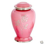 Pearl Rose Pink Cremation Urn - ExquisiteUrns