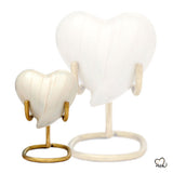 Baroque White Pearl and Gold Cremation Urn - ExquisiteUrns