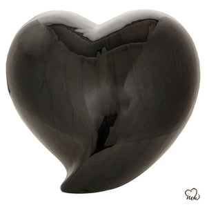 Infinity Eternal Heart Cremation Urn - Black - ExquisiteUrns