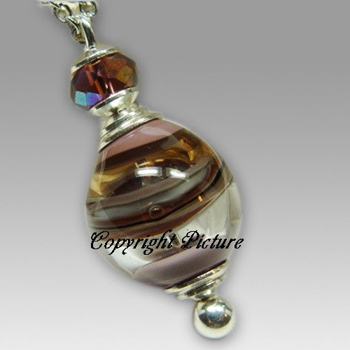 Beautiful Spirit Glass Cremation Pendant, Cremation Necklace - Necklace For Ashes - ExquisiteUrns