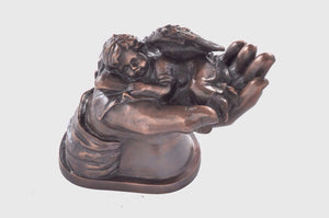 Infant Angel Sculpture Cremation Urn - ExquisiteUrns