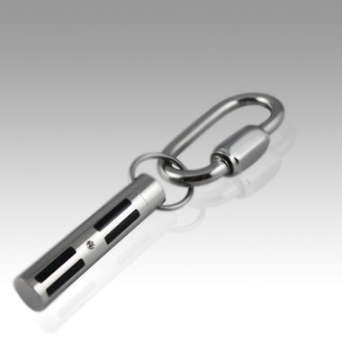 Classic Cylinder Keepsake Key Chain For Cremation Ashes - ExquisiteUrns