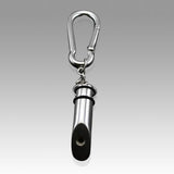 Whistle Cylinder Stainless Steel Cremation Keychain - ExquisiteUrns