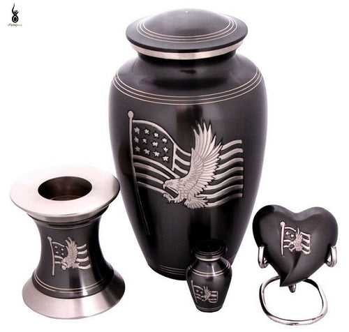 American Honor and Glory Military Cremation Urn - ExquisiteUrns