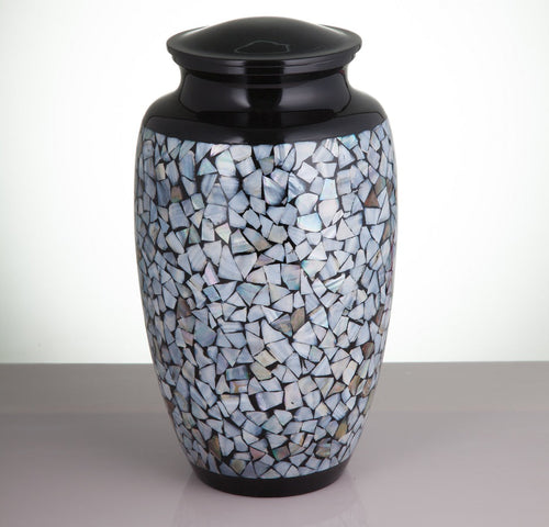 Scratch & Dent Mosiac MOP Adult Cremation Urn - ExquisiteUrns