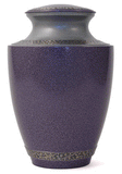 Granite Purple Brass Cremation Urn - ExquisiteUrns
