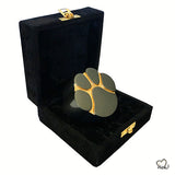Pet Keepsake Urn - Paw Print Pet Urn - Custom Urn for Pet Ashes in Slate With Box -  ExquisiteUrns