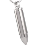 Bullet Premium Cremation Keepsake Jewelry, Cremation Pendant - Urn Necklace For Ashes - Lockets For Ashes- Cremation Necklace- ExquisiteUrns