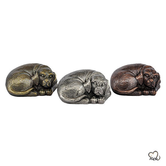 Pet Urn - Pet Cremation Urn - Canine Dog Urn For Dog Ashes - Metal Urn Finish with Bronze - ExquisiteUrns