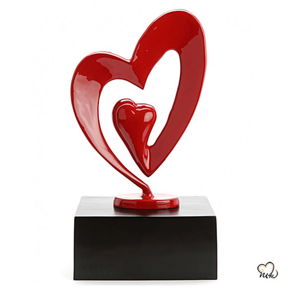 My Heart Art Sculpture Cremation Urn - ExquisiteUrns