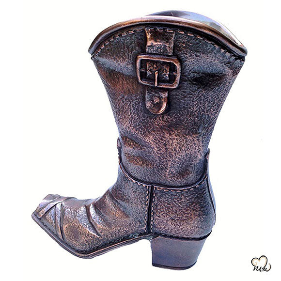 Cowboy Boot Sculpture Cremation Urn - ExquisiteUrns