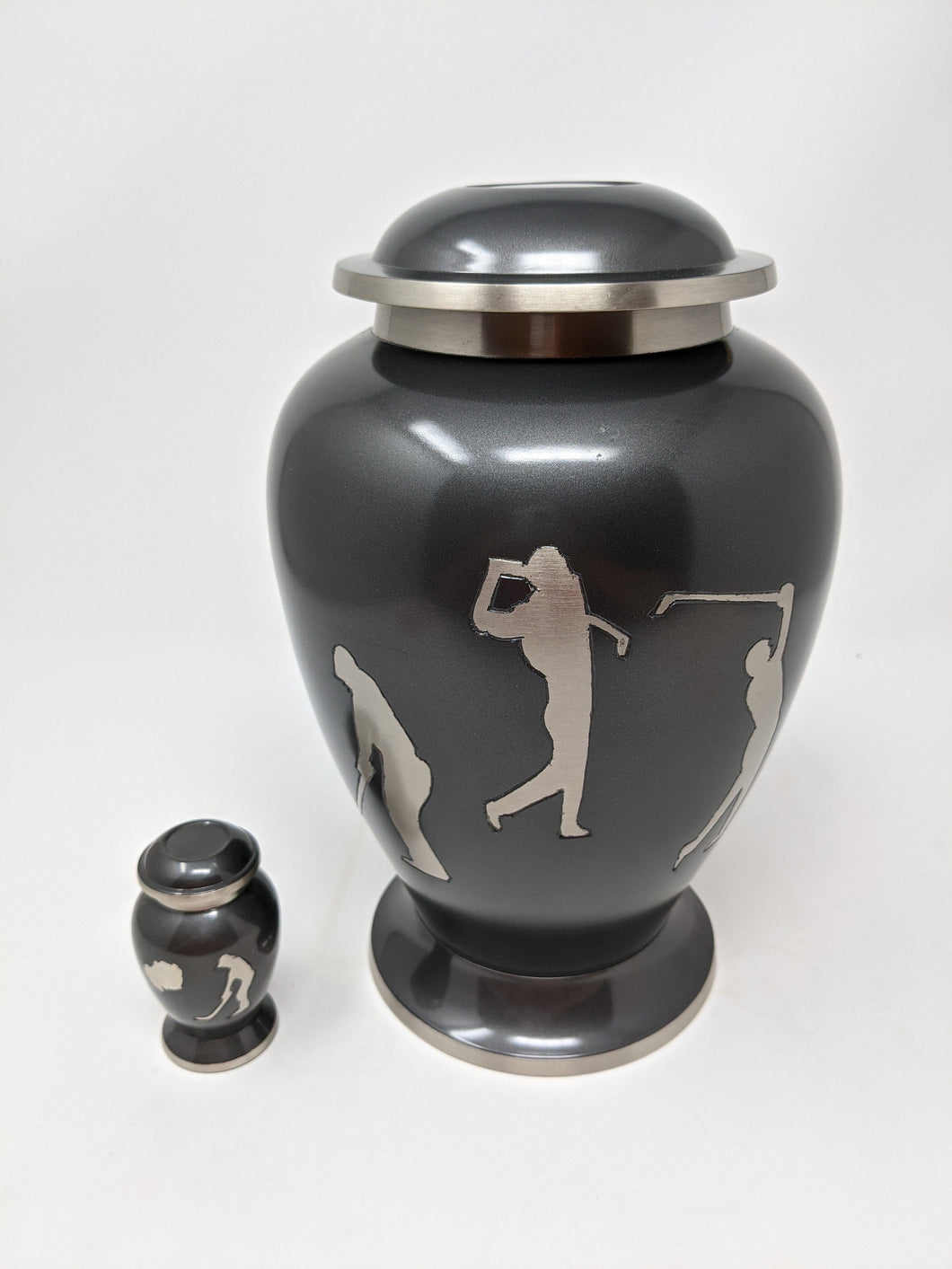Scratch & Dent Slate Gray Sports Golfing Urn - ExquisiteUrns