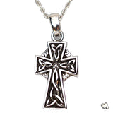 Celtic Cross Cremation Jewelry Keepsake Pendant - ExquisiteUrns