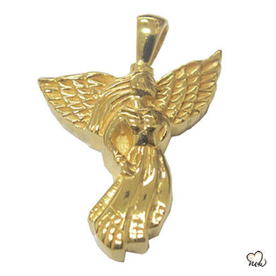 Heavenly Angel Cremation Jewelry - Gold Plated - ExquisiteUrns