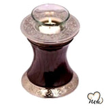 Baroque Shadow Tealight Cremation Urn, Tealight Urn - ExquisiteUrns