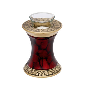 Crimson Ember Tealight Urn - ExquisiteUrns