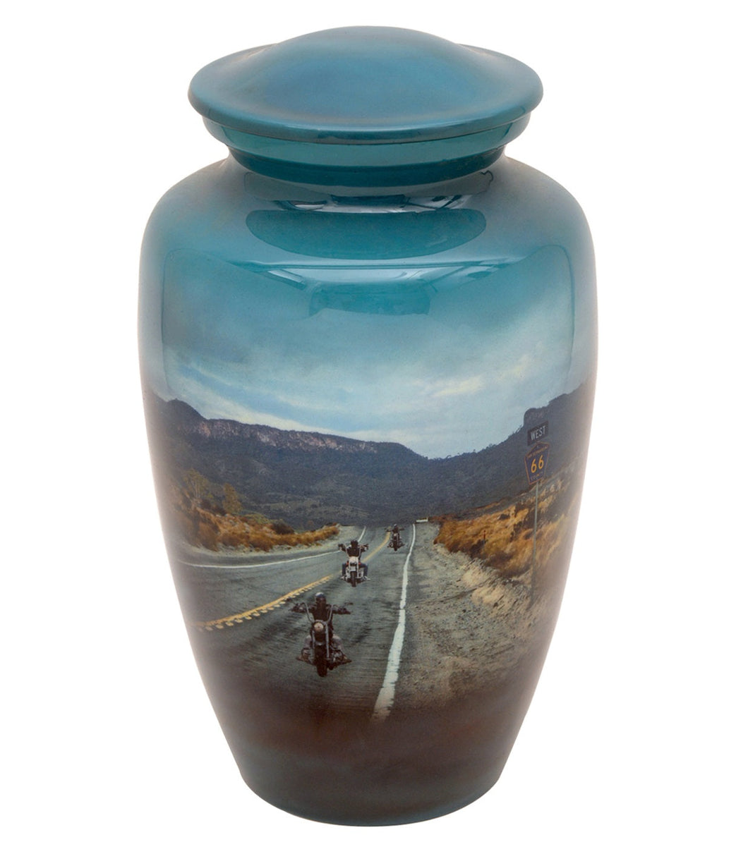 Last Motorcycle Ride Adult Cremation Urn - ExquisiteUrns