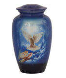 Blue Flying Dove Adult Cremation Urn - ExquisiteUrns