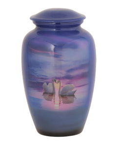 Swan Lake Adult Cremation Urn - ExquisiteUrns