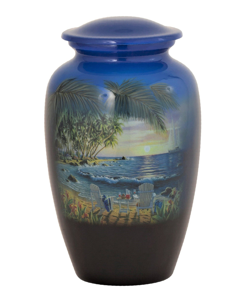 Summer Breeze Bay Adult Cremation Urn - ExquisiteUrns