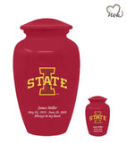 Iowa State University Cyclones College Cremation Urn - Red - ExquisiteUrns