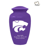 Kansas State University Wildcats College Cremation Urn - Purple - ExquisiteUrns