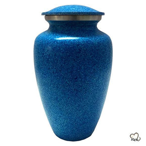 Majestic Blue Alloy Urn - Large, Alloy Urns - Exquisite Urns