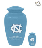 University of North Carolina Tar Heels College Cremation Urn - Light Blue - ExquisiteUrns