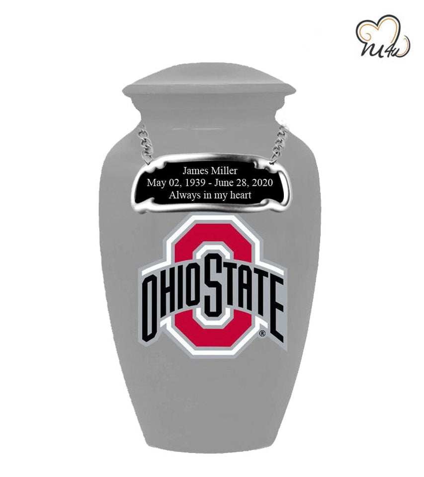 Ohio State University Buckeyes College Cremation Urn - Gray - ExquisiteUrns