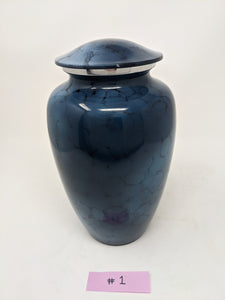 Scratch & Dent Blue Cloud Adult Cremation Urn - ExquisiteUrns