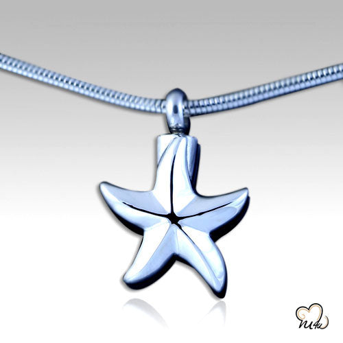 Star Fish Pendant, Cremation Pendant - ExquisiteUrns
