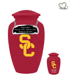 University of Southern California Trojans Memorial Football Series Cremation Urn - ExquisiteUrns