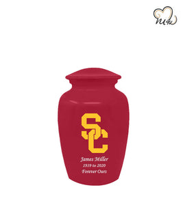 University of Southern California Trojans Memorial Football Series Cremation Urn - ExquisiteUrns
