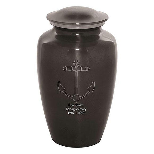 Anchor Engraved Urn for Ashes - Exquisite Urns
