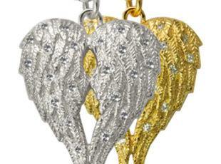 Angel Heart Cremation Pendant In Sterling Silver - Exquisite Urns