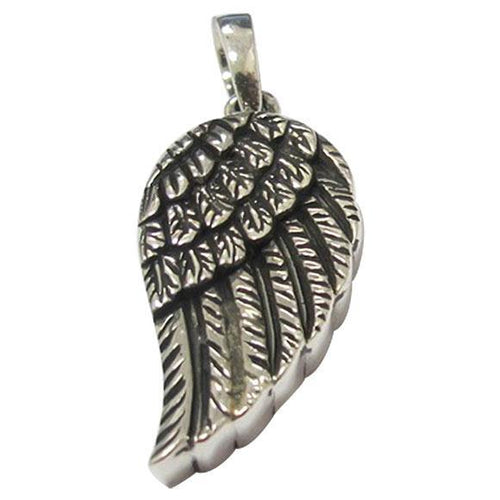 Angel Wings Keepsake Cremation Pendant in Silver - Exquisite Urns