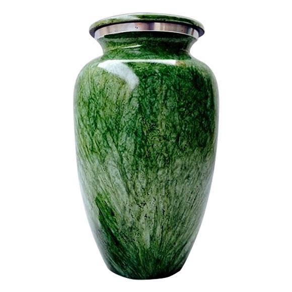 Antique Parisian in Green Finish Adult Urn - Exquisite Urns