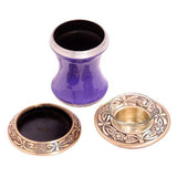 Baroque Tealight Urn in Purple - Exquisite Urns