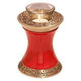 Baroque Tealight Urn in Red - Exquisite Urns